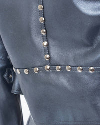 Jkt Nyc - Harley Metallic Leather Jacket