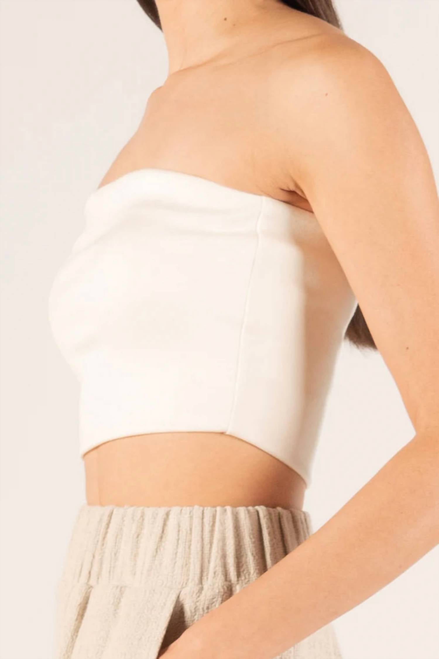 Before You - Willa Cropped Bandeau Top