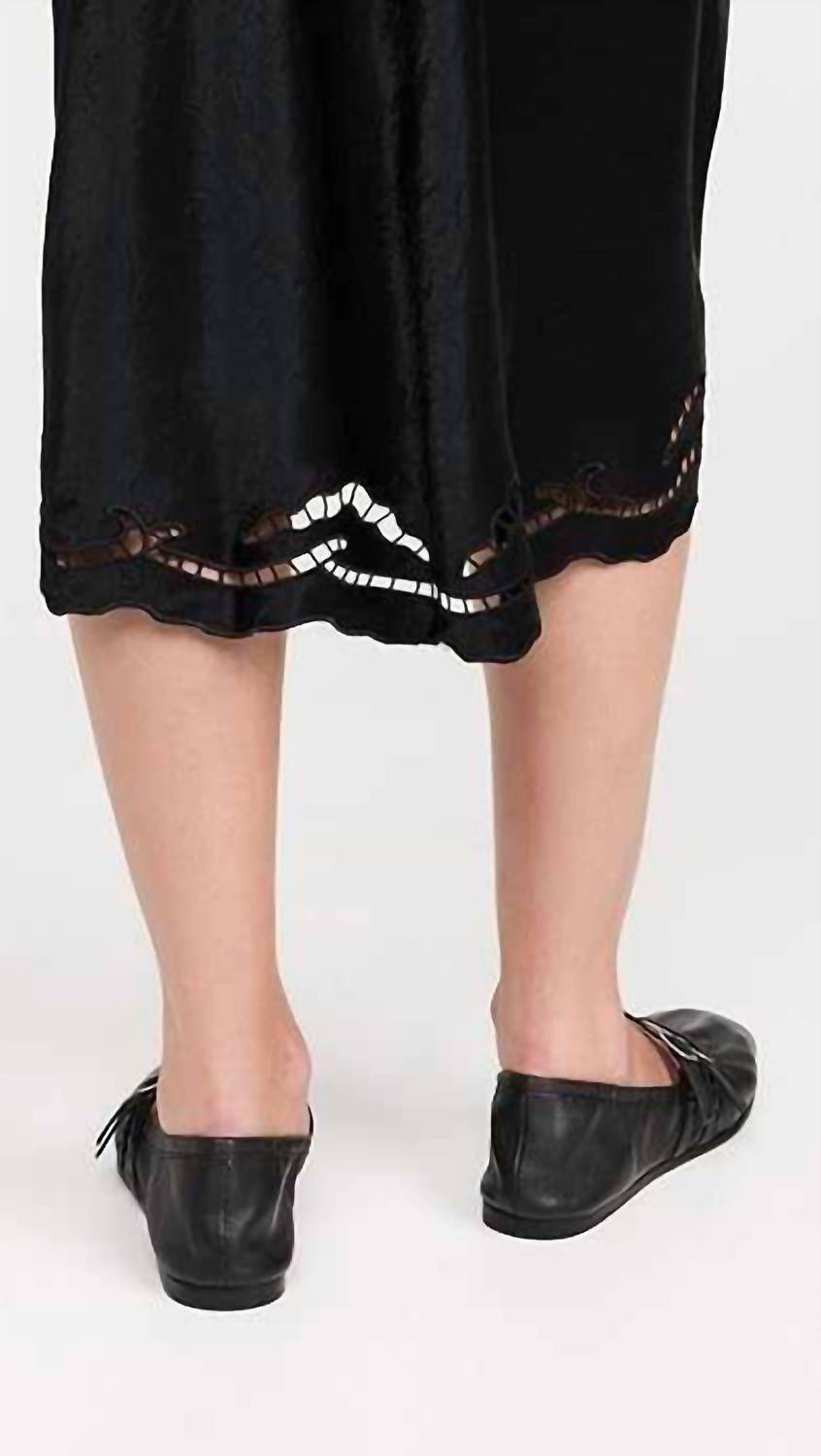 Free People Women's Gemini Ballet Flat in black - women's flats - alternate view