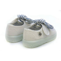 Victoria - Girl's Slip On Canvas Bow Shoes