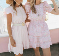 Sail To Sable - Flutter Sleeve Mini Dress