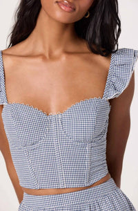 Astr - Wedelia Corset-lace Bustier Top