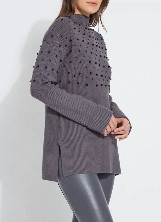 Lysse - Winona Embellished Pearl Pullover Sweater