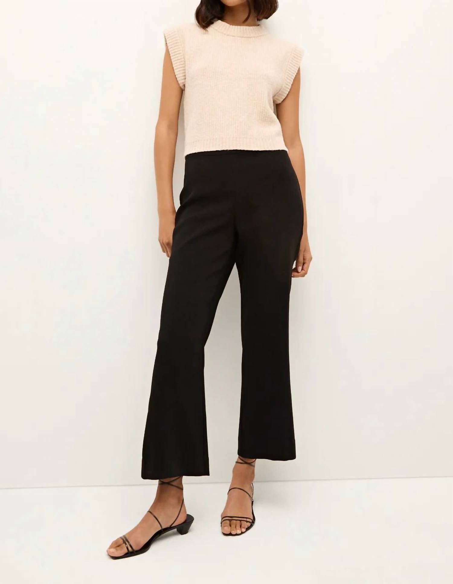 Marie Oliver Mia Pant in black - women's pants - alternate view