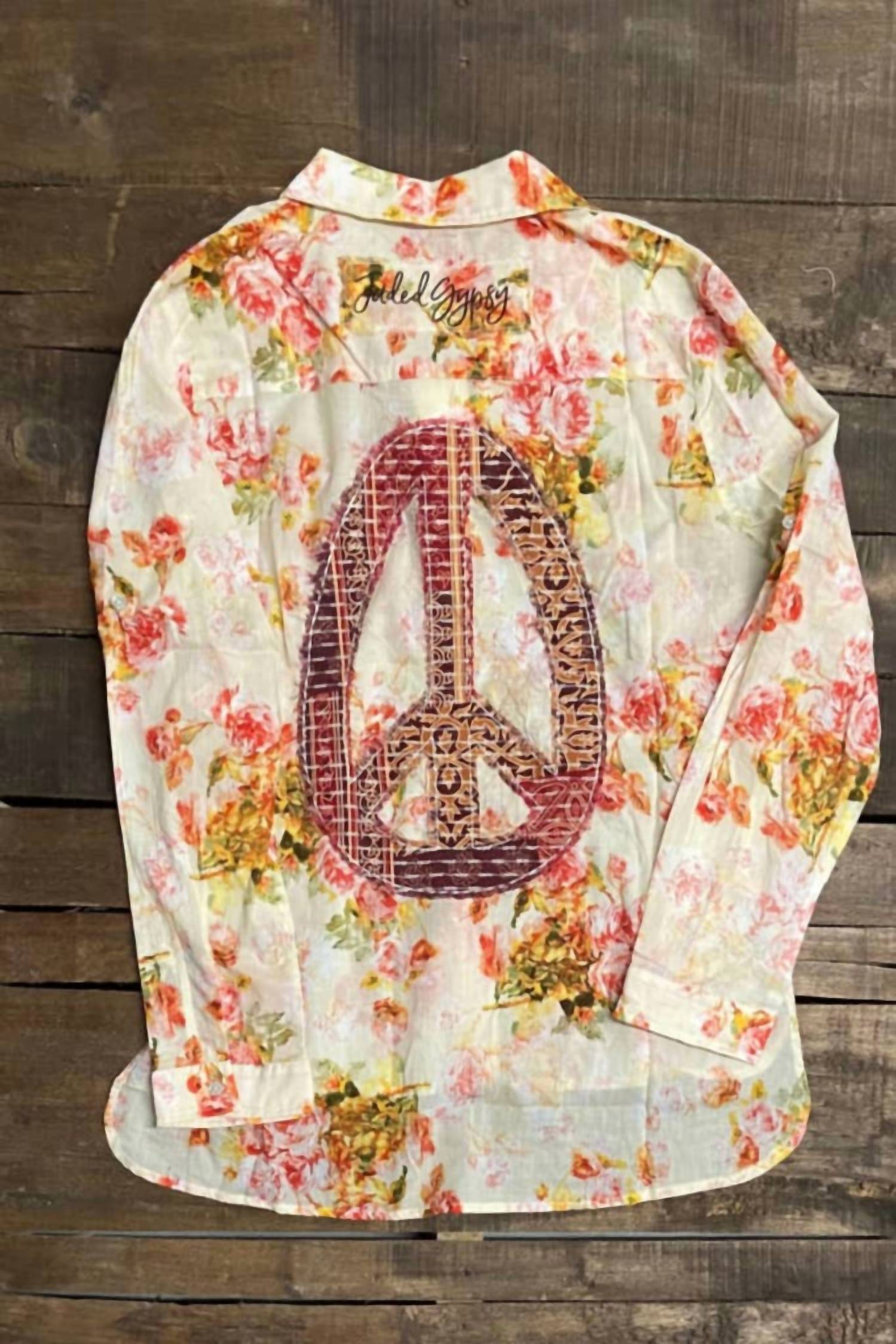 Jaded Gypsy - Peaceful Gardens Top