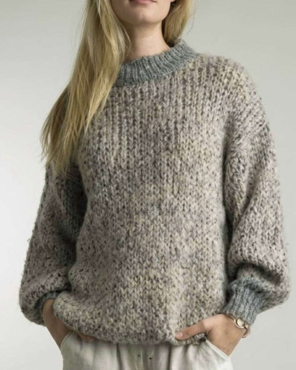 Tempo Paris - Long Sleeve Knit Sweater