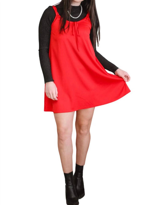 Things Between - It's A Date Red Mini Dress