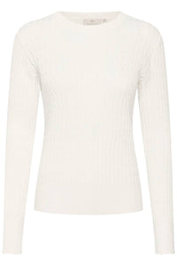 Kaffe - Kasilla Cable Knit Regular Fit Pullover Sweater