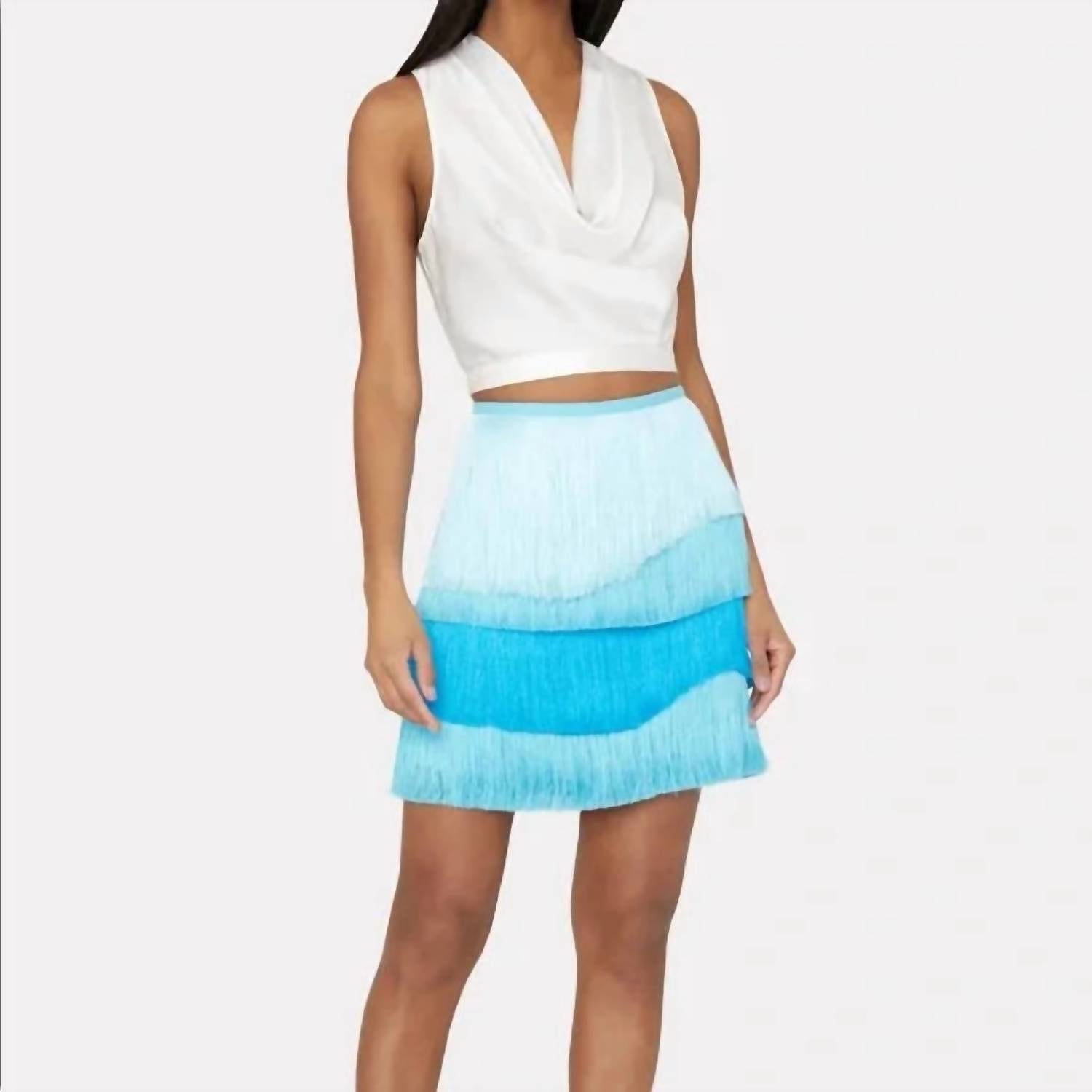 Milly - Women's Odelia Fringe Skirt