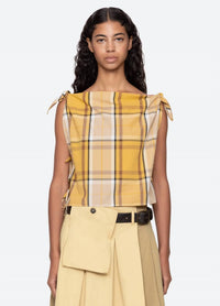 Sea - Copeland Plaid Top