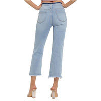 Risen - High Rise Crop Flare Jeans