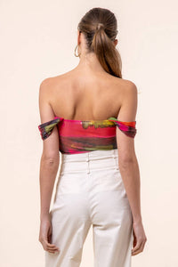 Line And Dot - Miley Bustier Top