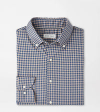 PETER MILLAR Conway Crown Lite Sport Shirt in poplar brown - men's shirt - alternate view