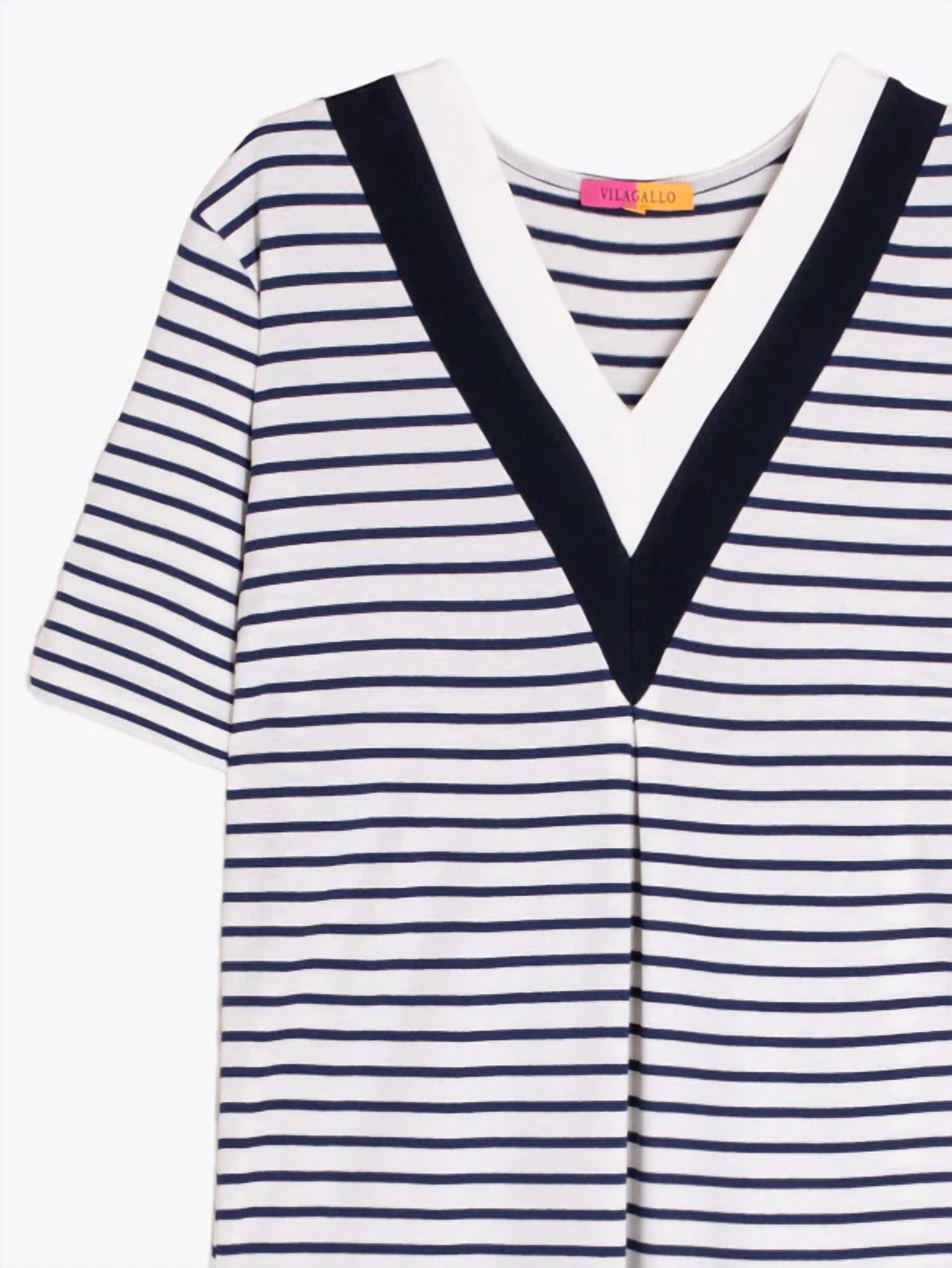 Vilagallo - Women's Long striped dress