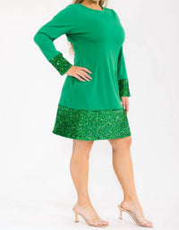 Karen T Design - Mini Dress With Sequin Details