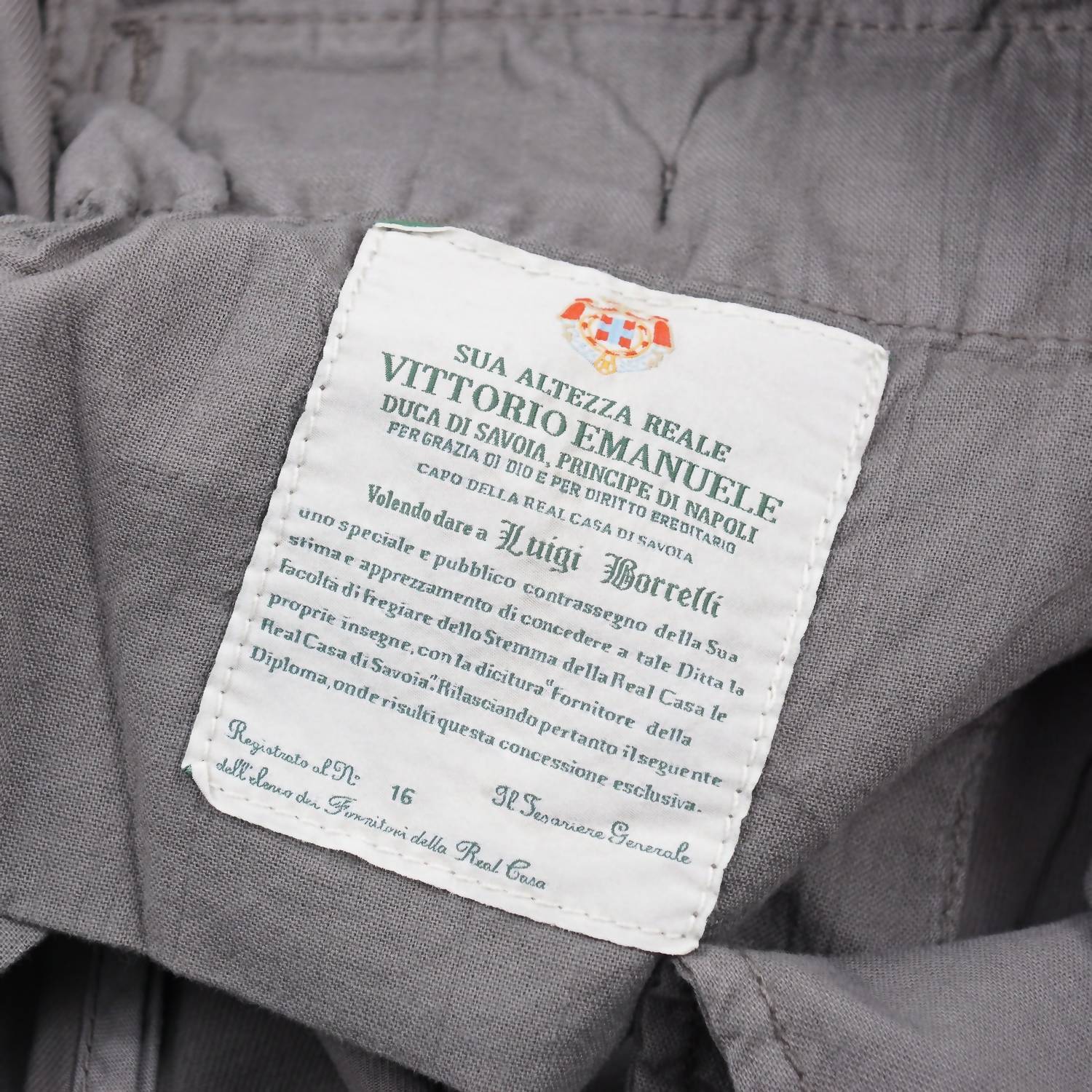 Luigi Borrelli Napoli - Men's Slim-fit Cotton Pants