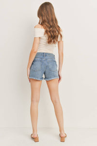 Just Black Denim - Ex-boyfriend Distressed Shorts