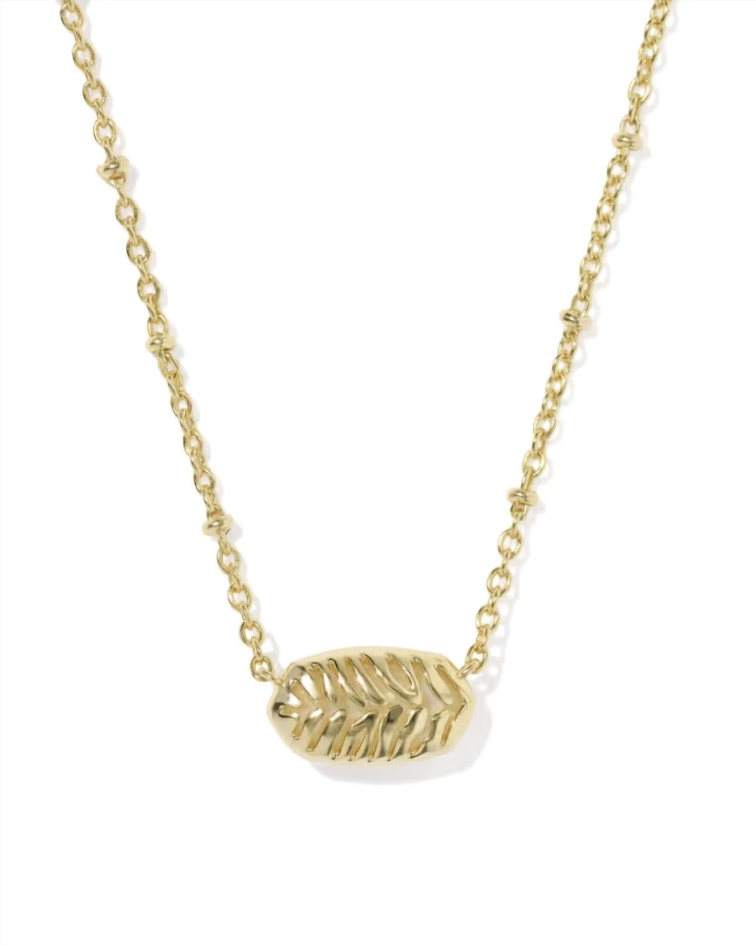 Kendra Scott - Women's Tiger Striped Elisa Short Pendant Necklace