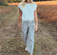 So Me - Wild Leopard Barrel Pants