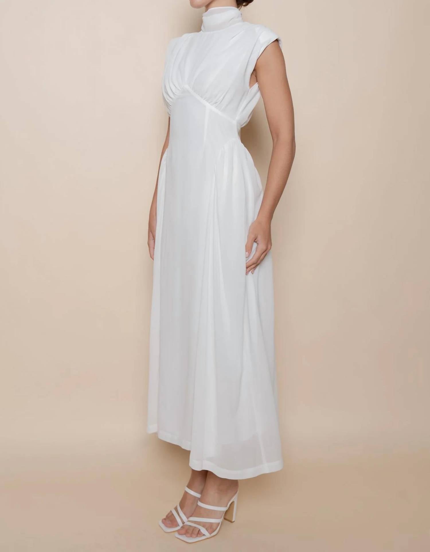 Fore - Sasha Mock Neck Midi Dress