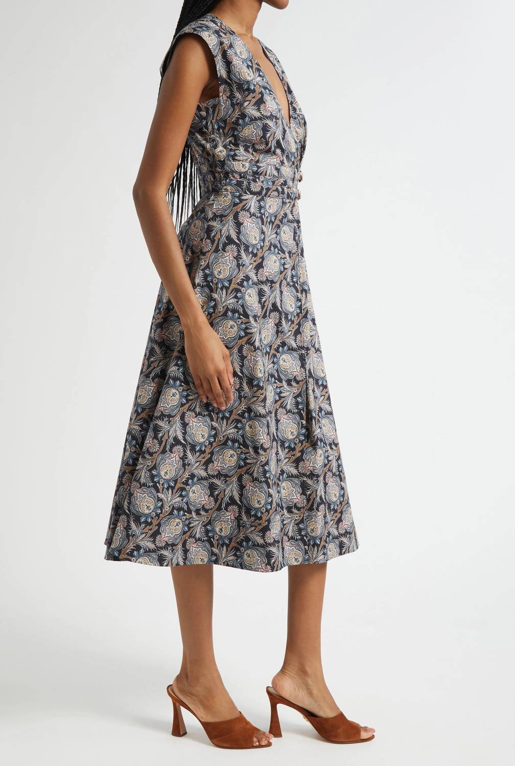 Veronica Beard - Nilsen Paisley Floral Dress