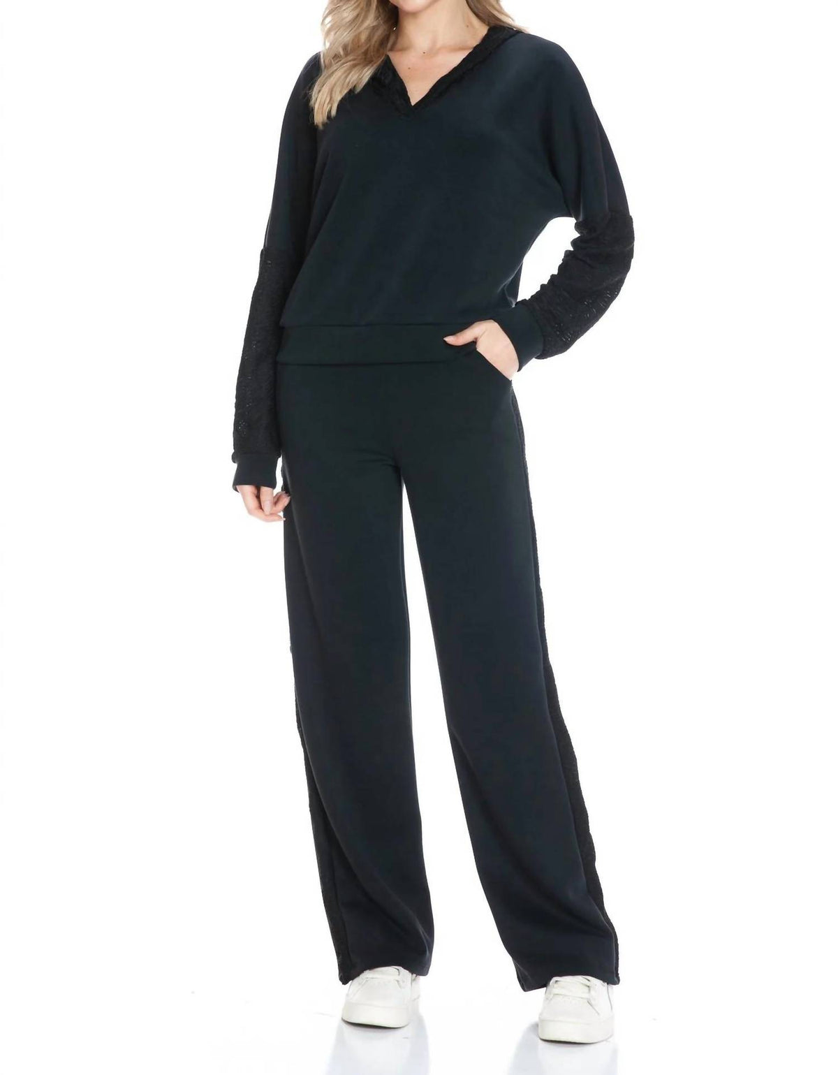Ariella - Straight Leg Pant With Side Contrast