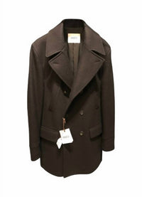 Manto Italia Men's Nautilus Long Jacket in 75 navy - men's jacket