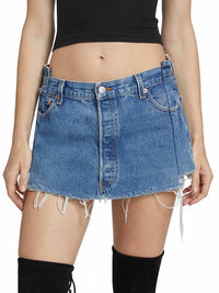 Eb Denim - Angeli Upcycled Denim Mini Skirt