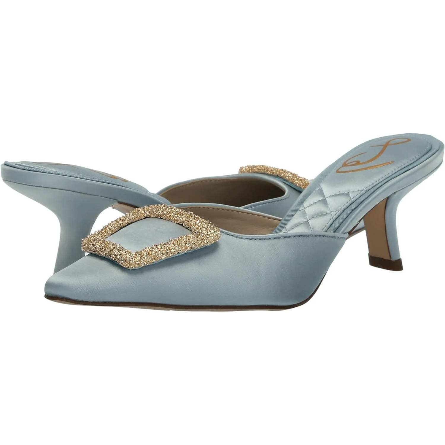 Sam Edelman - Women's Kitten Heel Slip On Pointed Toe Fashion Pumps