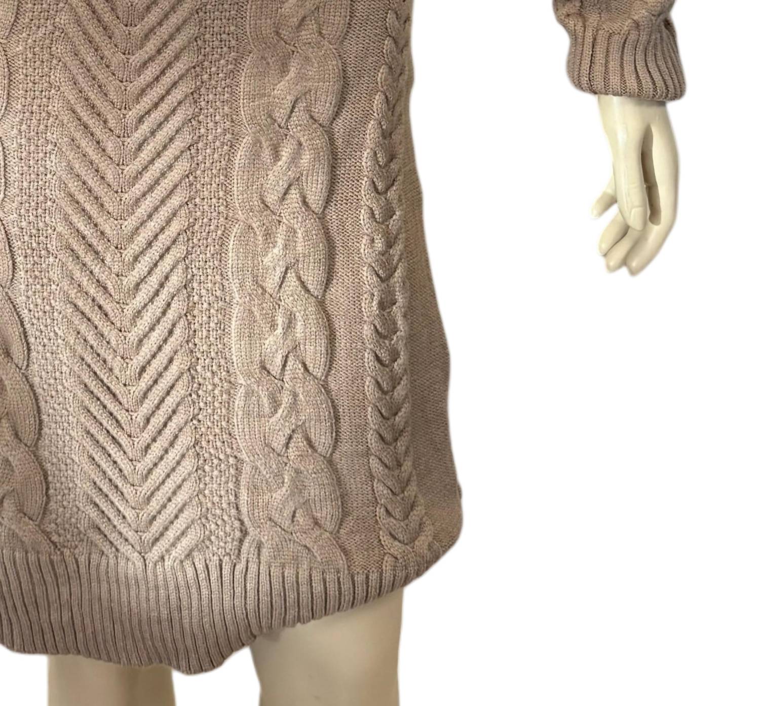 umgee Women's Grayson Sweater Dress in brown - women's dress - alternate view