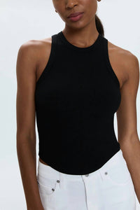 PISTOLA Blake Sleeveless Tank Top in noir - women's tank top - view 5