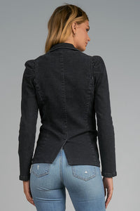 PUFF SLEEVE BLAZER JACKET