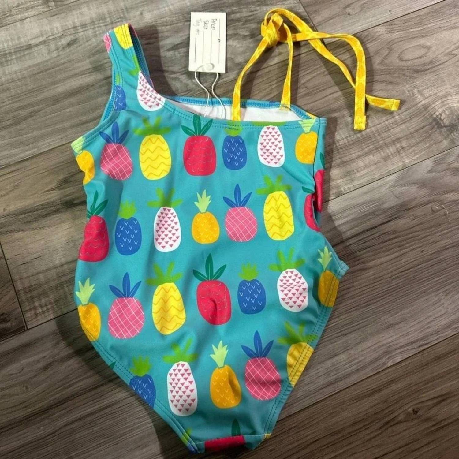 Pete + Lucy - Girls Pineapple In The Sun Swimsuit