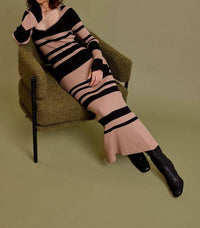 Gilli - Striped Pencil Maxi Dress
