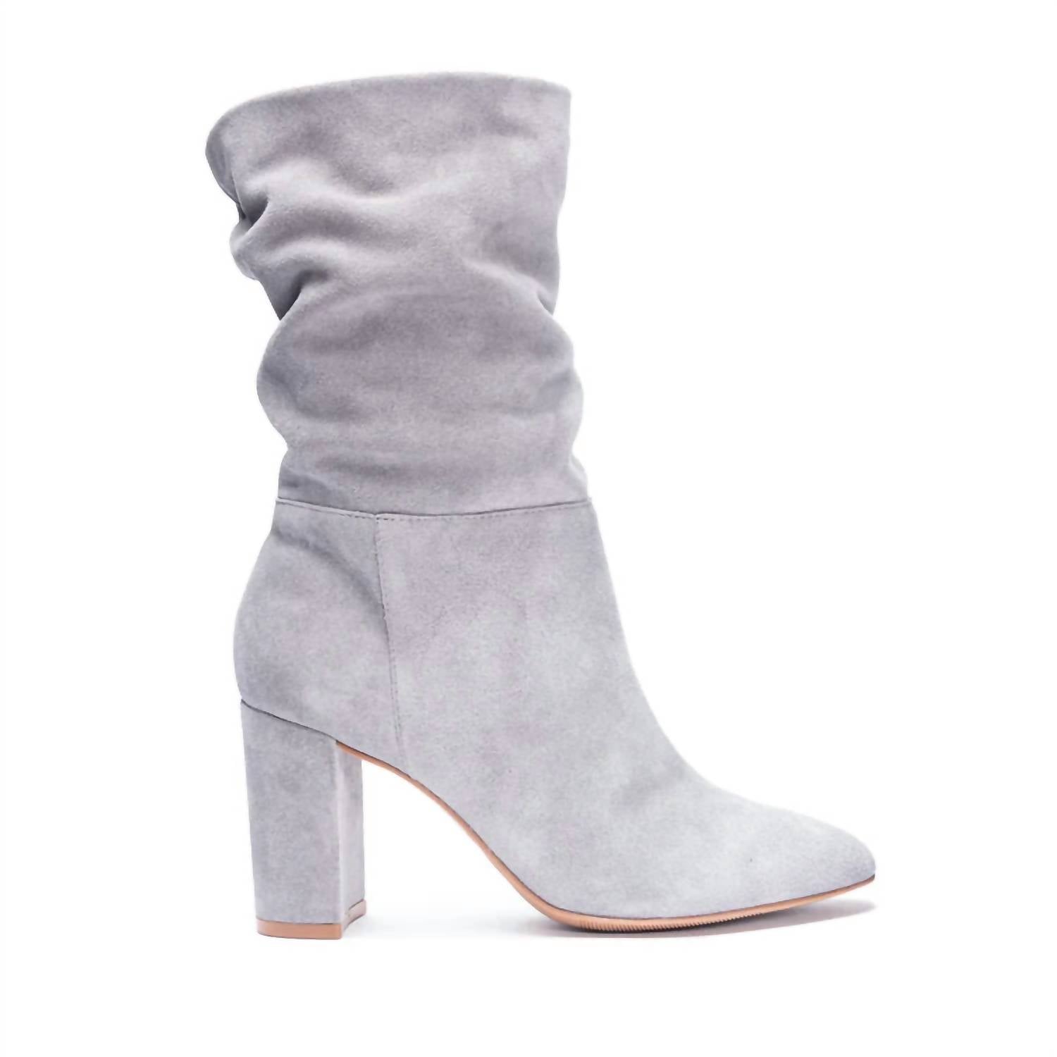 Chinese Laundry - Women's Vegan Suede Leather Slouch Kipper Boots
