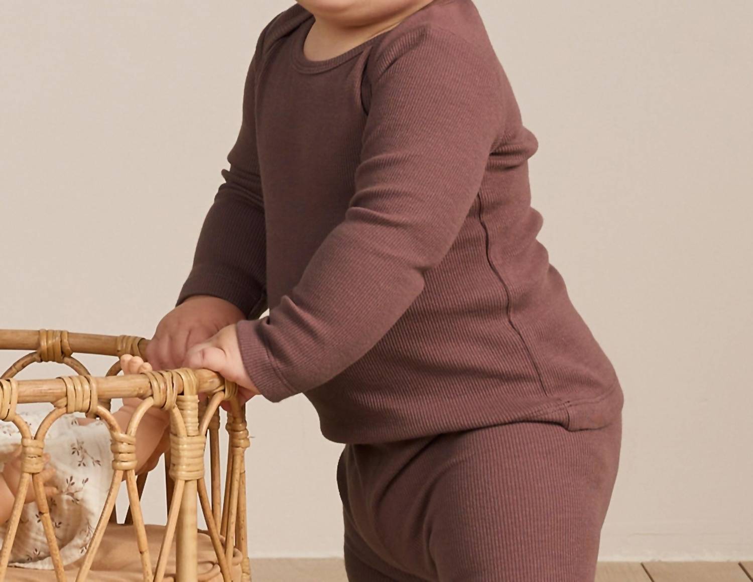 Quincy Mae - Baby Ribbed Tee & Legging Set