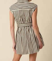 Olivaceous - Mia Button Down Mini Dress