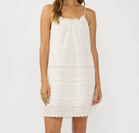 Lovestitch - Eyelet Pintuck Mini Dress