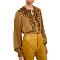 Ulla Johnson - Rouen Silk Ruffle Blouse