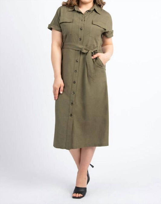 Papillon - Callie Mid-Length Utility Shirtdress