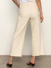 Sanctuary - Soft Marine Wide Leg Standard Rise Crop Pants