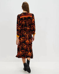 LENNI the label Hook Dress in deco black - women's dress - detail view