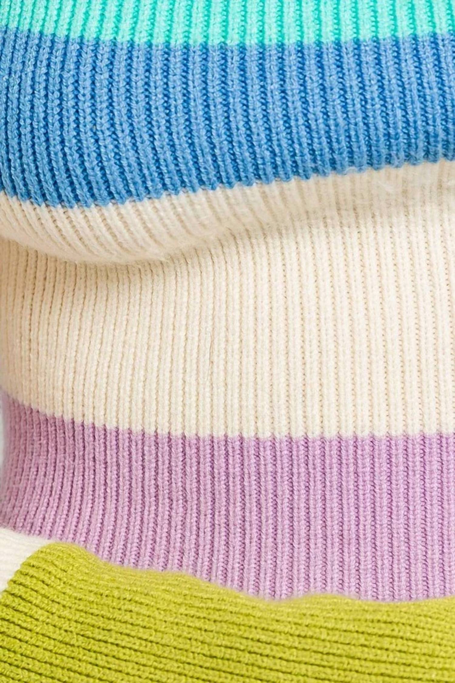 Le Lis - Long Sleeve Colorblock Knit Top