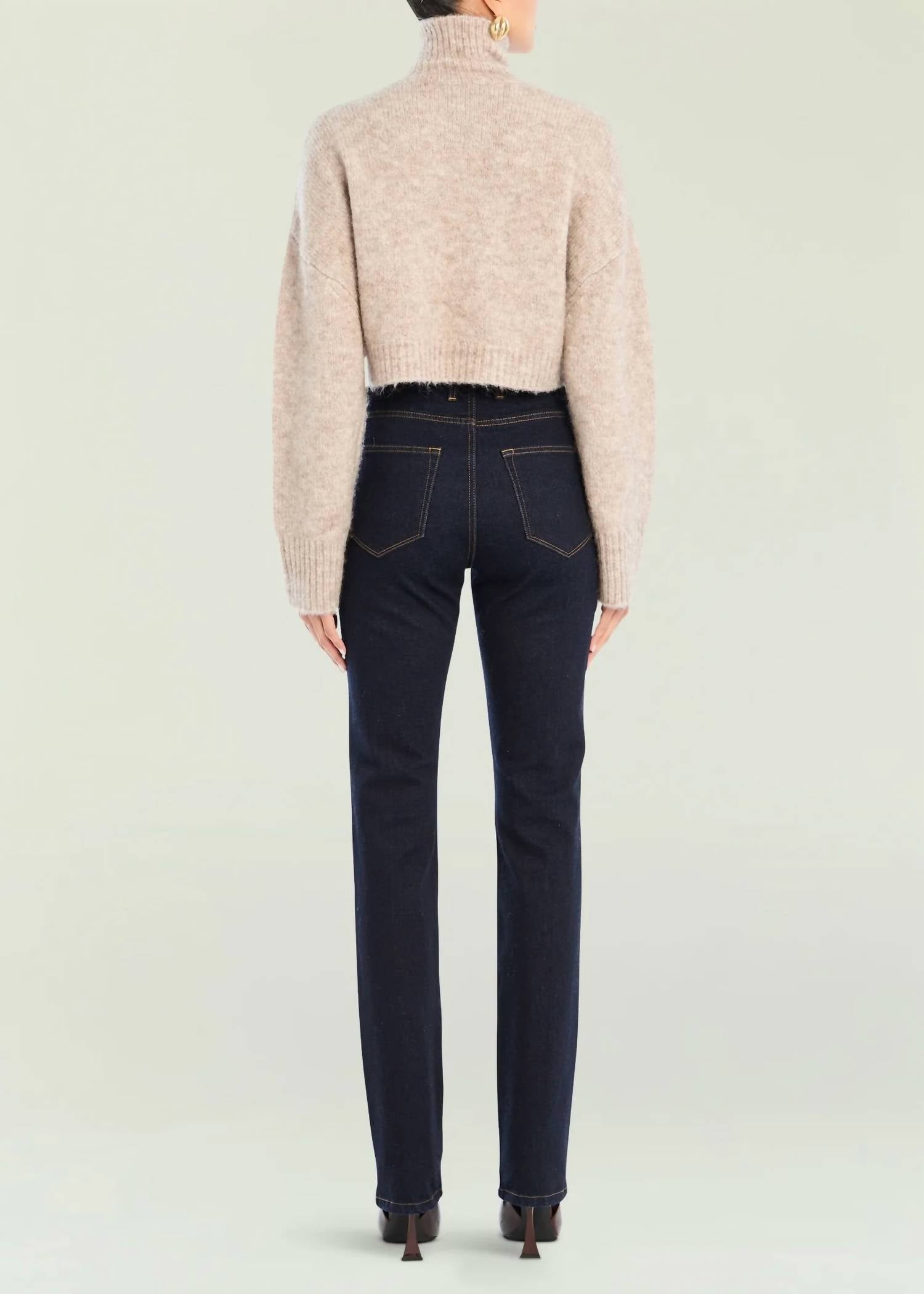SER.O.YA Tahara Sweater in desert - women's sweater - detail view