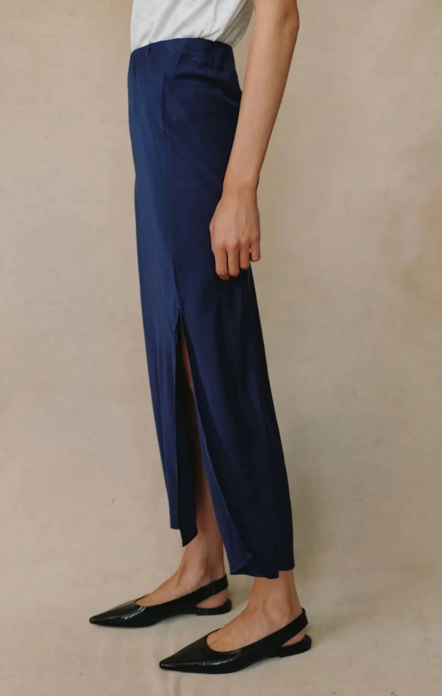 Bella Dahl - Side Slit Bias Maxi Skirt