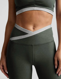 Beyond Yoga - spacedye outlines high waisted midi legging