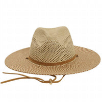 American Hat Makers - Wide Brim Rancher Straw Sun Hat
