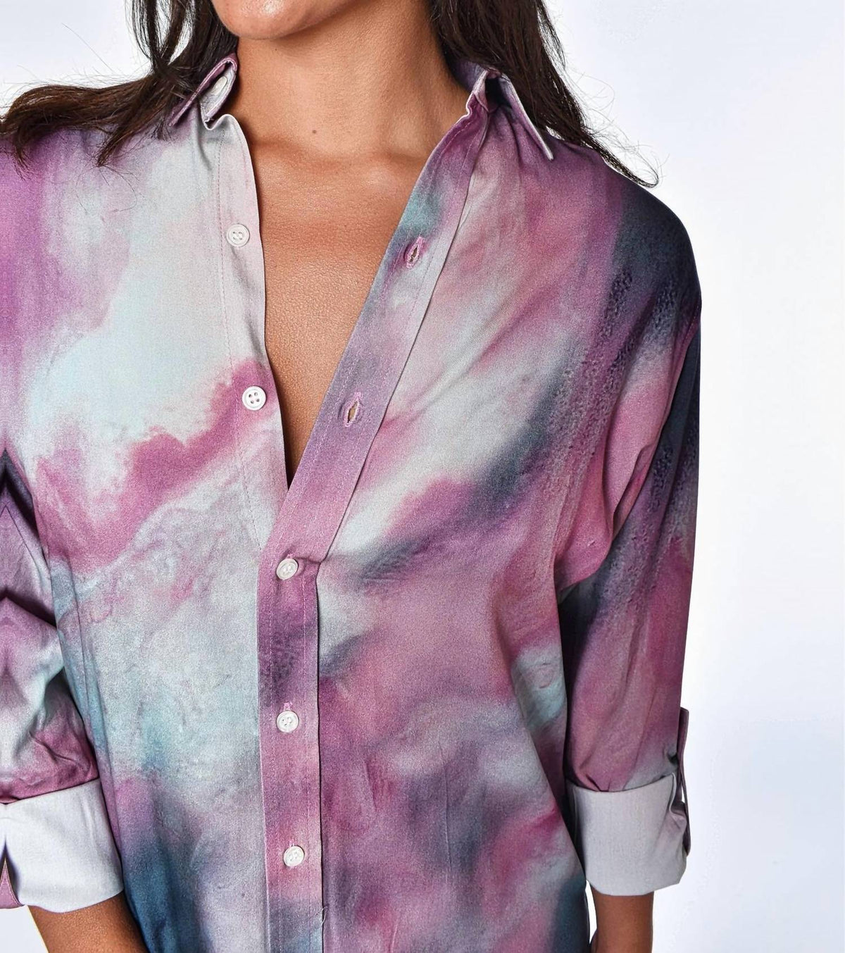 Emily Phillips - Marble Tencel Girlfriend Dress