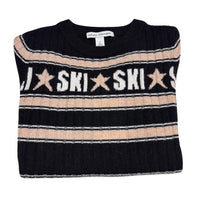 Autumn Cashmere - Women's Jacquard Knit Crew Neck Sweater