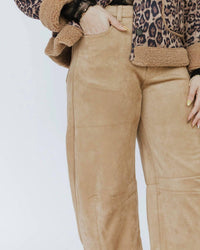 Klesis - Suede Barrel Pant
